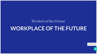 NOM DU CLIENT – NOM DU PROJET
Document confidentiel – © HAIGO
Workers of the Future
WORKPLACE OF THE FUTURE
 