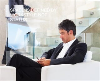 SPACE IS DEFINED BY WORKSTYLE NOT STATUS 