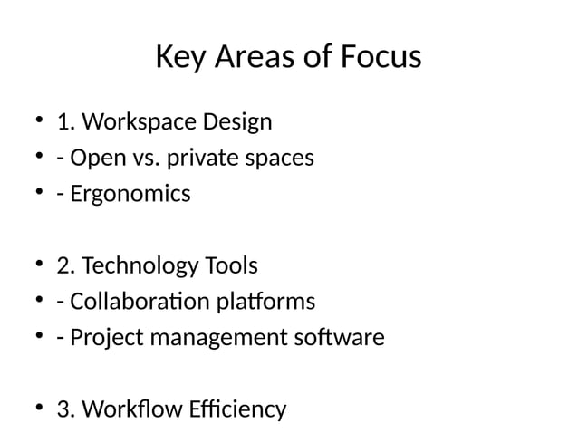Workplace Optimization Presentation Pptx