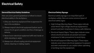 Workplace Safety Signage