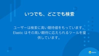 あらゆる検索を叶えるelastic Workplace Search
