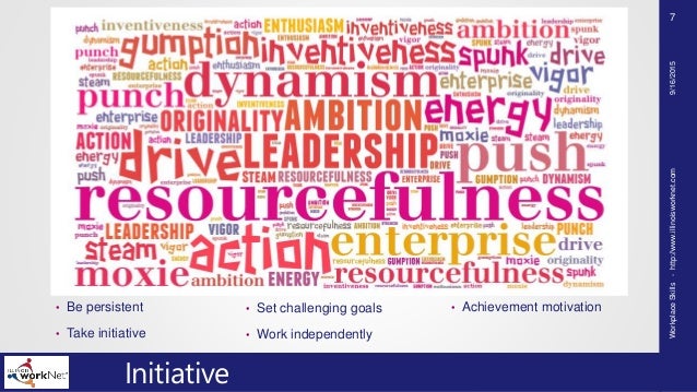 Workplace Skills Series Independence And Initiative Leadership And T