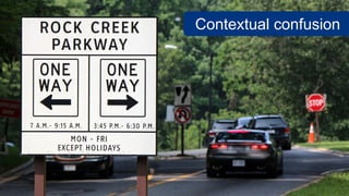 Contextual confusion
 