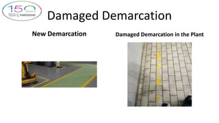 Damaged Demarcation
New Demarcation Damaged Demarcation in the Plant
 
