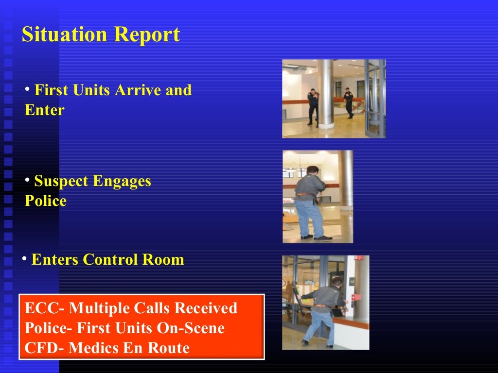 Tabletop Exercise for Managing an Active Shooter Scenario