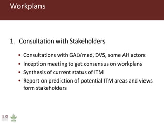 USAID Project for scaling up the delivery of ITM in Tanzania through facilitation of ITM delivery value chain