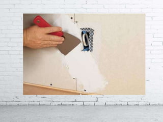 Work process in drywall installation | PPTX