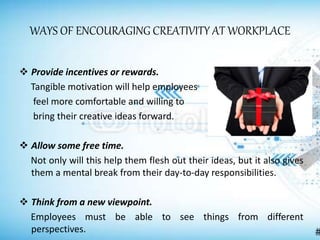 Creativity & Innovation at Work | PPTX