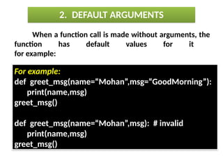working with python various function for class 12 | PPTX