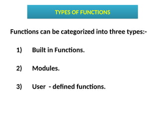 working with python various function for class 12 | PPTX