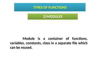 working with python various function for class 12 | PPTX