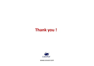 www.cesvor.com
Thank you !
 