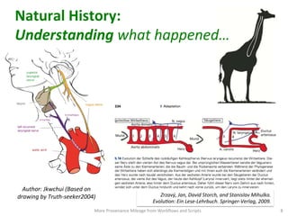 More	
  Provenance	
  Mileage	
  from	
  Workﬂows	
  and	
  Scripts	
   8	
  
Natural	
  History:	
  	
  
Understanding	
  what	
  happened…	
  
Zrzavý,	
  Jan,	
  David	
  Storch,	
  and	
  Stanislav	
  Mihulka.	
  
EvoluIon:	
  Ein	
  Lese-­‐Lehrbuch.	
  Springer-­‐Verlag,	
  2009.	
  
Author:	
  Jkwchui	
  (Based	
  on	
  
drawing	
  by	
  Truth-­‐seeker2004)	
  
 