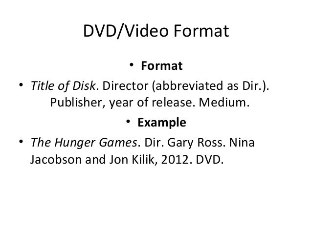 works cited for a ppt works cited documentary