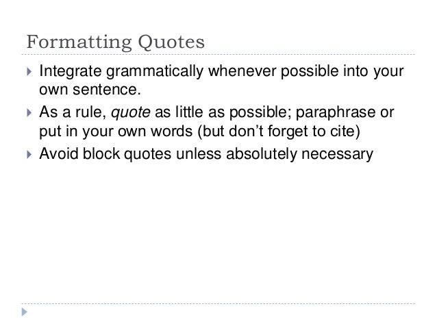 works cited guidelines