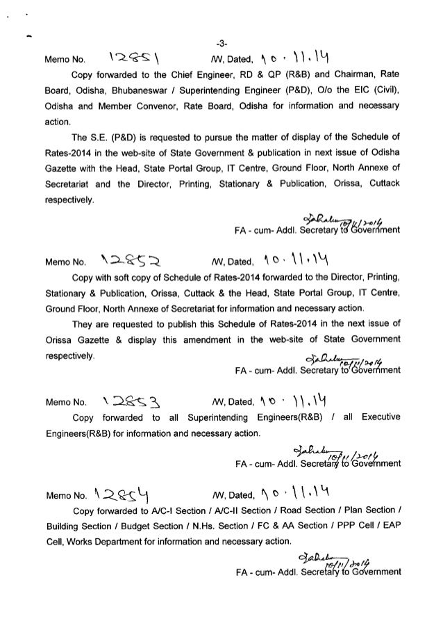 works department odisha rate chart 2014 eic chart 2014