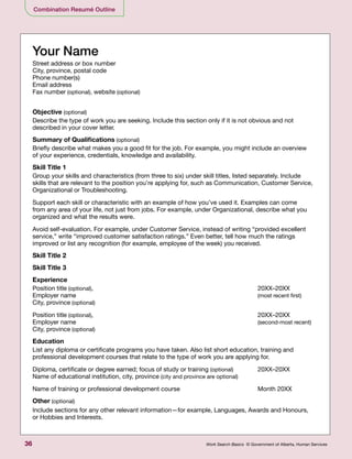Work Search Basics Examples Work Search Basics | PDF