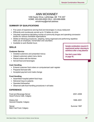 Work Search Basics Examples Work Search Basics | PDF