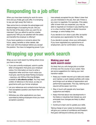 Work Search Basics Examples Work Search Basics | PDF