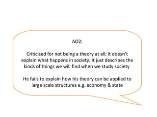 Social Action Theories | PPT