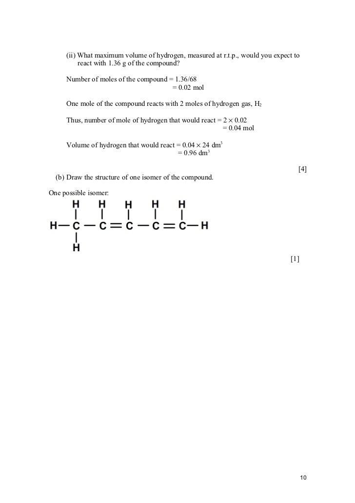Alkane and Alkene