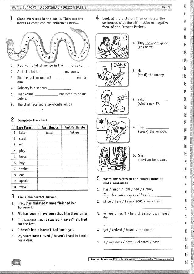 worksheet 11 ii term 1