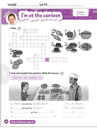 NAME:…………………………… DATE:……….……………………………………..
 