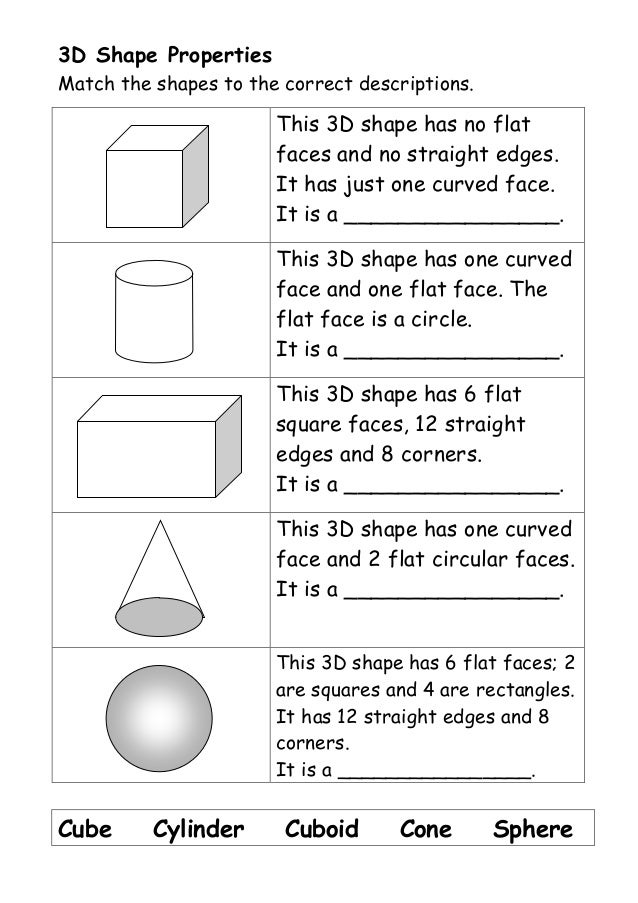 worksheet 3 d