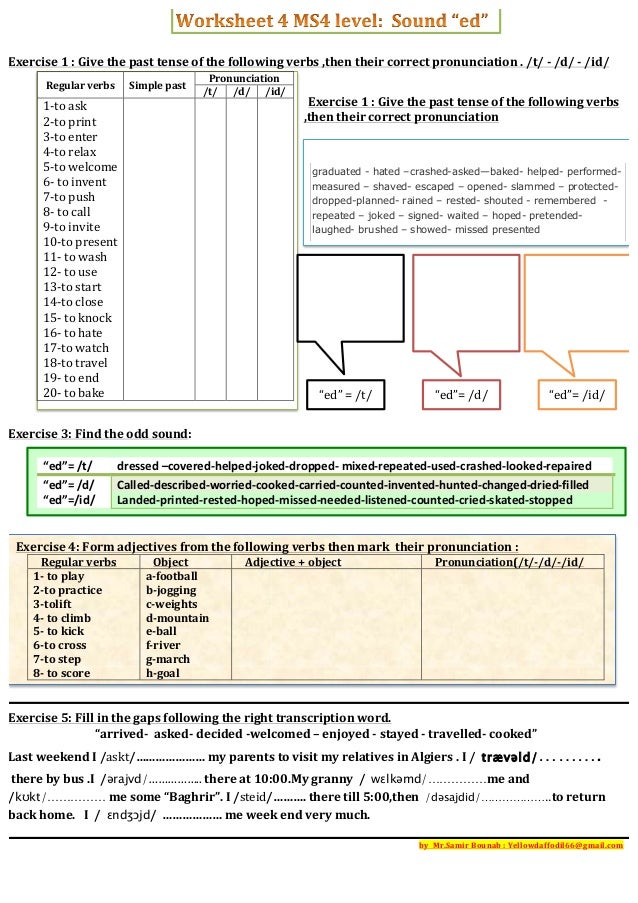 Worksheet 4 Ms4 Level Ed Sound Worksheet 4 Ms4 Level Ed Sound
