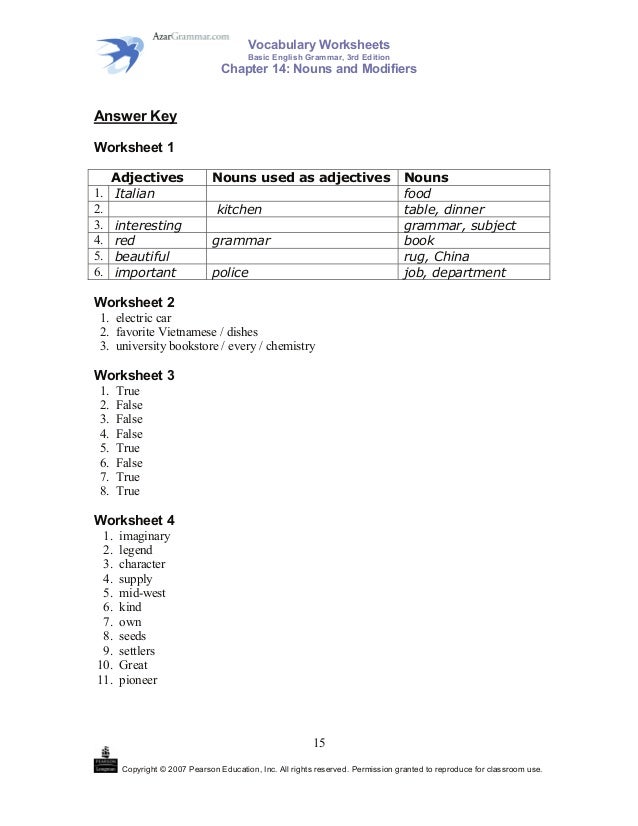 Printables Pearson Education Worksheets collection of pearson education inc worksheet answers bloggakuten adj series