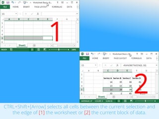 Worksheet Basics & Navigation - Excel 2013 Tutorial | PDF