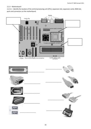 Worksheet complete set 180111 | DOCX