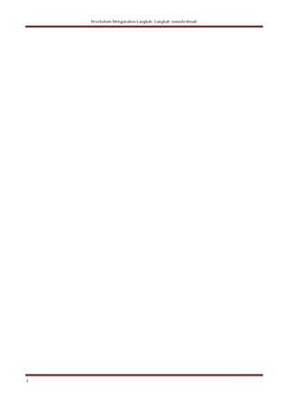 WorksheetMenganalisis Langkah- Langkah metodeilmiah
3
 