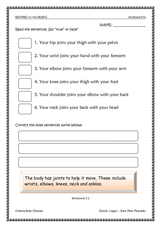 worksheets