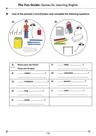variadas guias en ingles esl worksheets