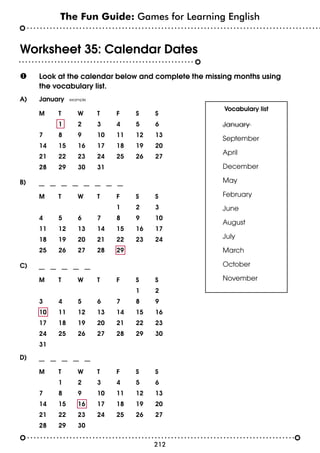 variadas guias en ingles esl worksheets