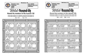 Worksheet #3
SUBJECT:Math 2nd GRADE
TEACHER: GROUP:A-B-C-D-E
NAME: AVERAGE:
DATE:
Worksheet #4
SUBJECT:Math 2nd GRADE
TEACHER: GROUP:A-B-C-D-E
NAME: AVERAGE:
DATE: