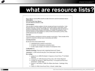 Using Linked Data as the basis for Learning Resource Recommendation Slide 8