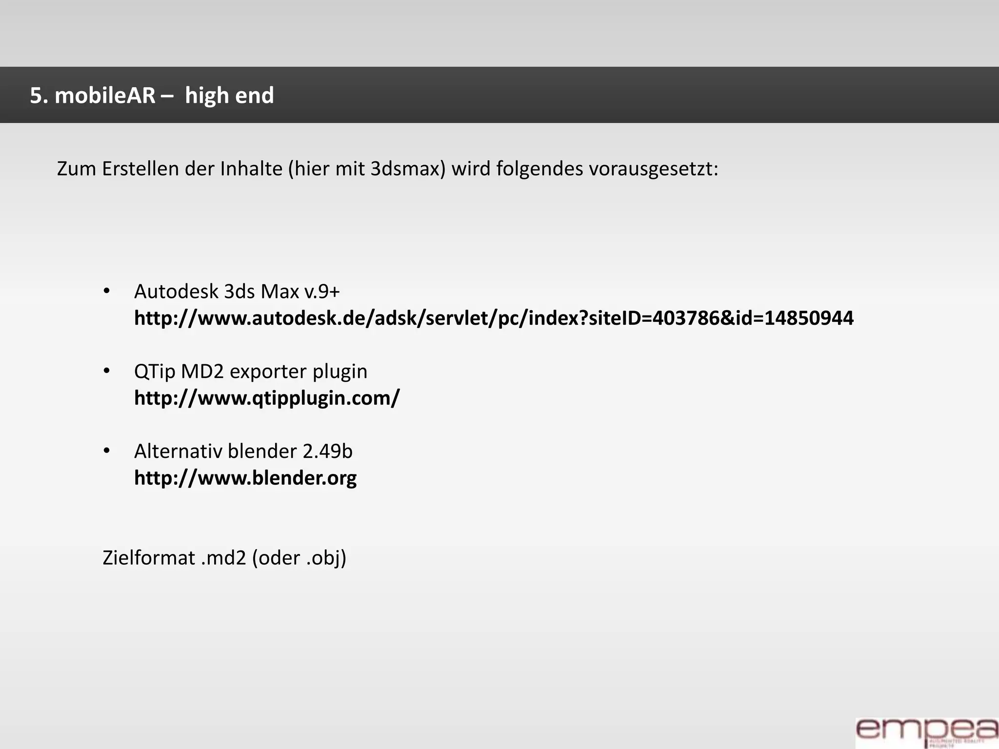 2. Vorstellung verschiedener PlattformenDemo User Interfacehttp://www.hitlabnz.org/wiki/BuildAR