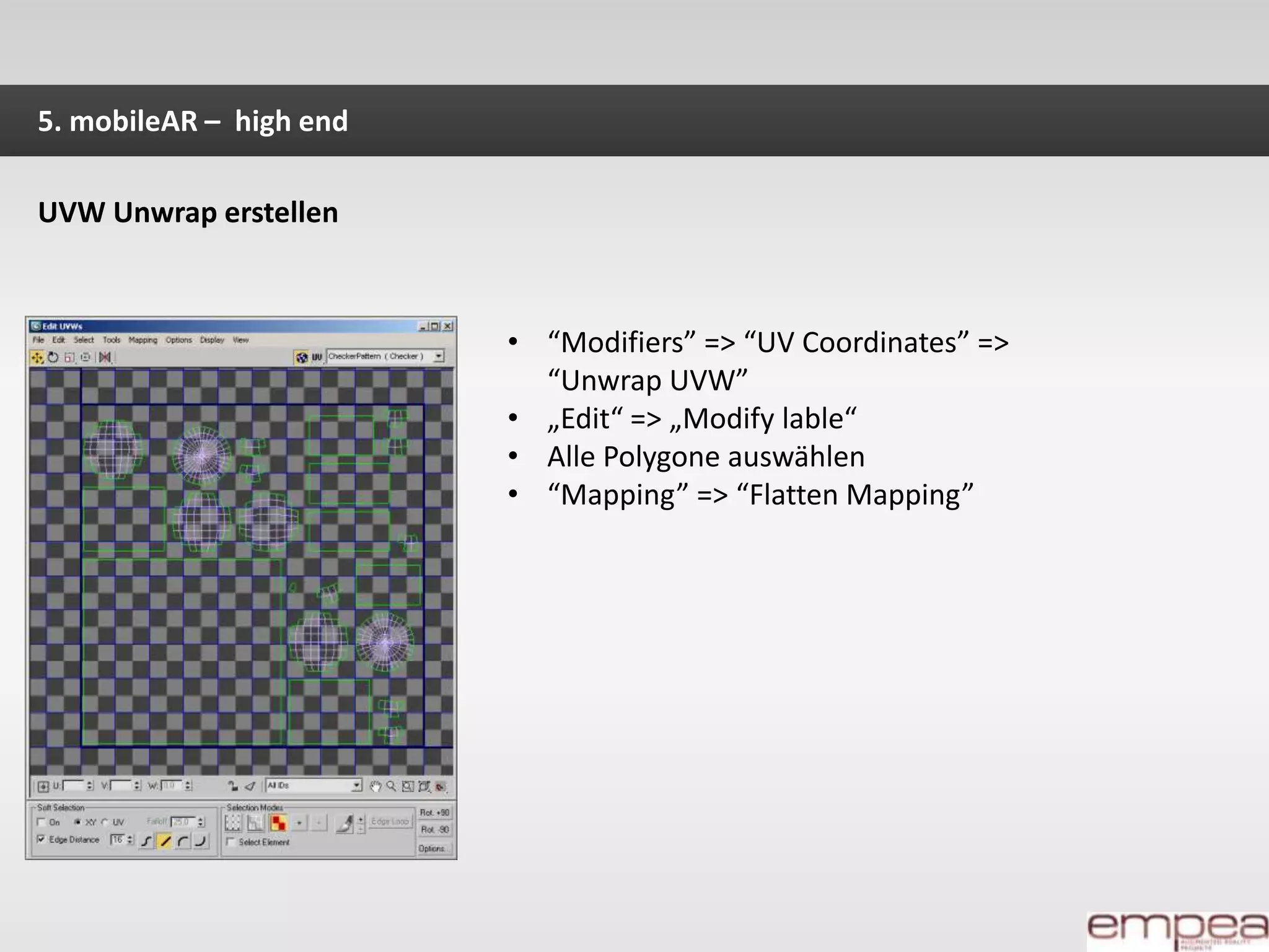 2. Vorstellung verschiedener PlattformenDemo User Interfacehttp://www.metaio.de/produkte/design/