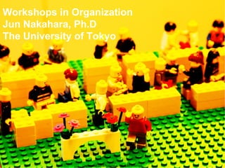 Workshops in Organization
Jun Nakahara, Ph.D
The University of Tokyo




               Copyright(C) Jun Nakahara, All rights reserved.   1
 