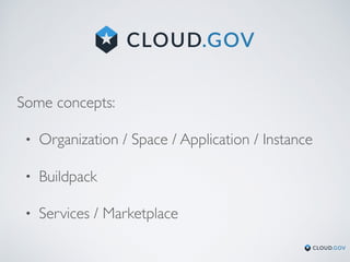 Cloud Native DevOps with cloud.gov Workshop | PDF