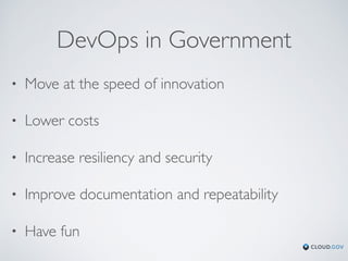 Cloud Native DevOps with cloud.gov Workshop | PDF