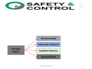 Ing. Julio Robles Cano 5
Principios
Básicos
Multicausalidad
Interacción Dinámica
Equilibrio Dinámico
Deriva Práctica
 