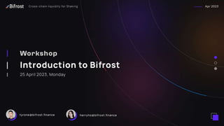 Building LSD Use Cases on Bifrost