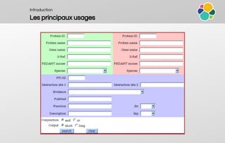 Introduction
Les principaux usages
 