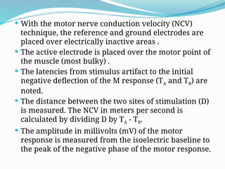 Ncv Image Nerve conduction study and electromyography | PPTX