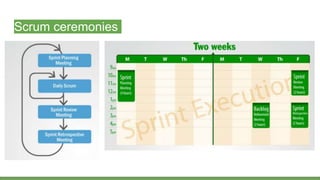 Scrum ceremonies
 
