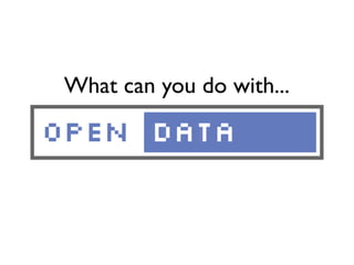What can you do with...
 