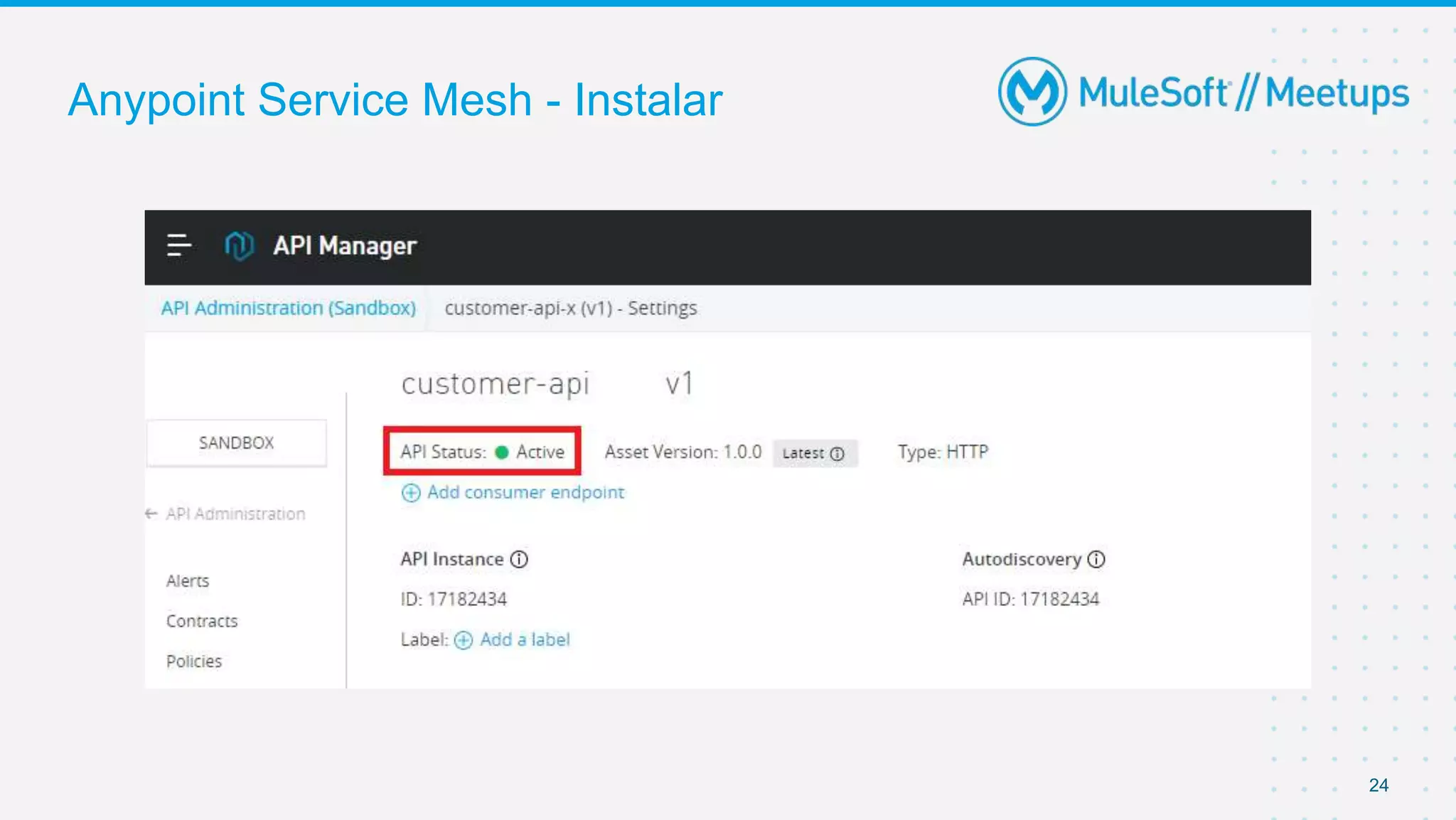 Anypoint Service Mesh - Instalar
24
 